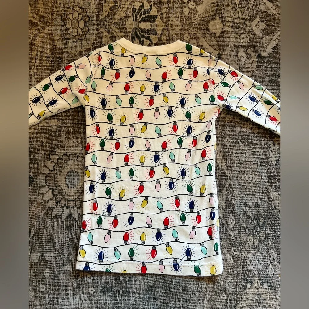 Hanna Andersson Long John Pajama Set Bright Bulbs 10